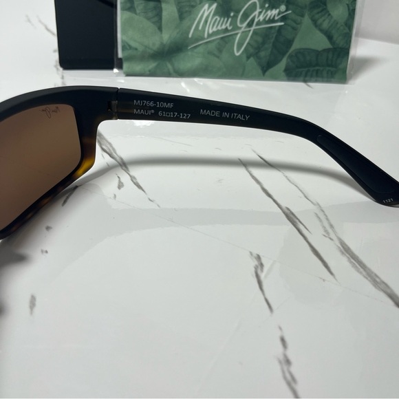 Maui Jim Kanaio Coast Men’s Matte Tortoise Ombré Sunglasses NEW - Picture 2 of 8